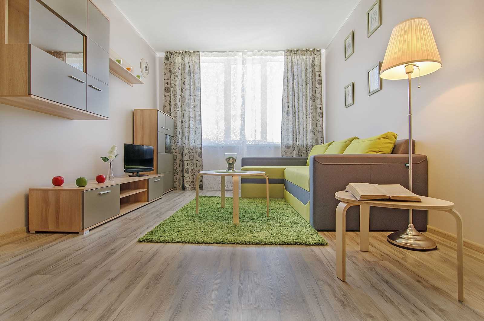 the idea of ​​a beautiful two-room apartment decor