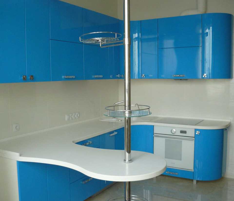 the idea of ​​a beautiful kitchen design 8 sq.m