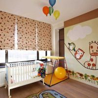version du bel intérieur moderne d'une photo de chambre d'enfant