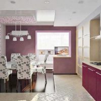 pink application in a bright apartment interior photo