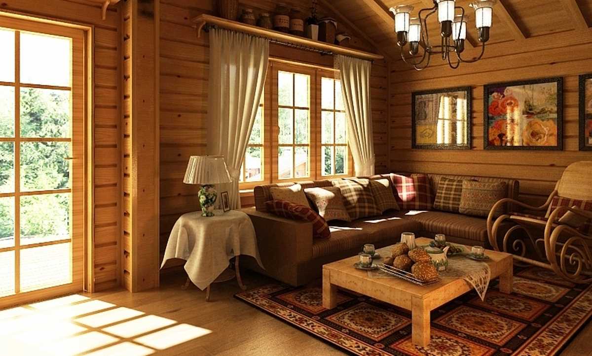 variante di applicare lo stile russo in un interno luminoso appartamento