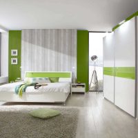 variant of using a light laminate in an unusual interior of an apartment photo