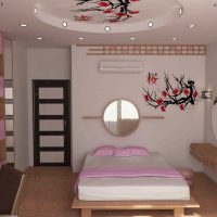 version of a bright bedroom interior for a girl in a modern photo style