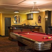 variant of a beautiful billiard room decor picture