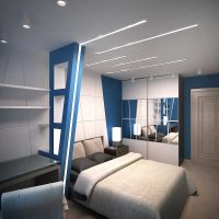 option of a light bedroom decor for a young man picture