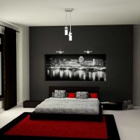 version of an unusual bedroom style for a young man photo