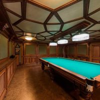 version of the light design of the billiard room photo