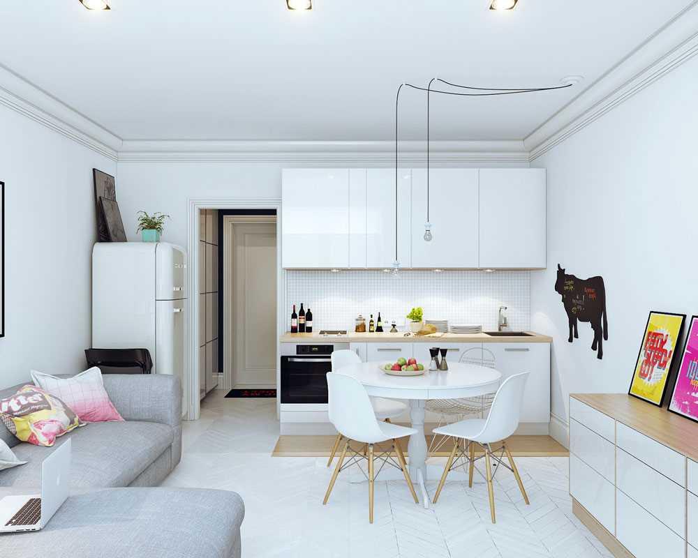 variant of a beautiful apartment design