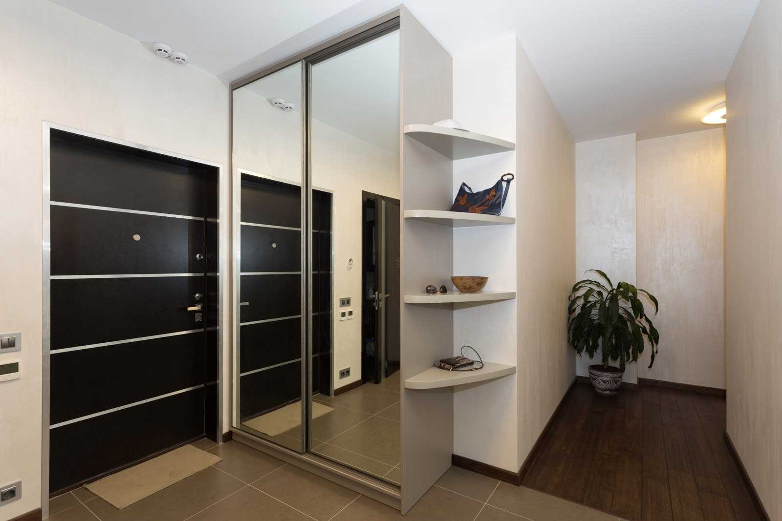 the idea of ​​a beautiful style of a modern hallway room