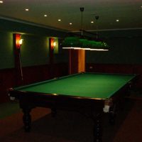 variant of the bright decor of a billiard photo
