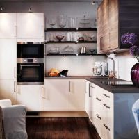 the idea of ​​a beautiful kitchen interior 8 sq.m picture