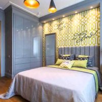 idea of ​​a light bedroom design for a girl in a modern style picture