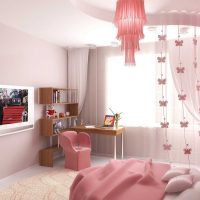 idea of ​​an unusual modern style of a children's room picture