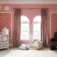 pink application in a beautiful design photo room