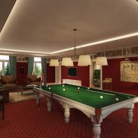 option light interior billiard picture