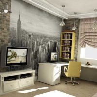 the idea of ​​a bright style of a small room picture
