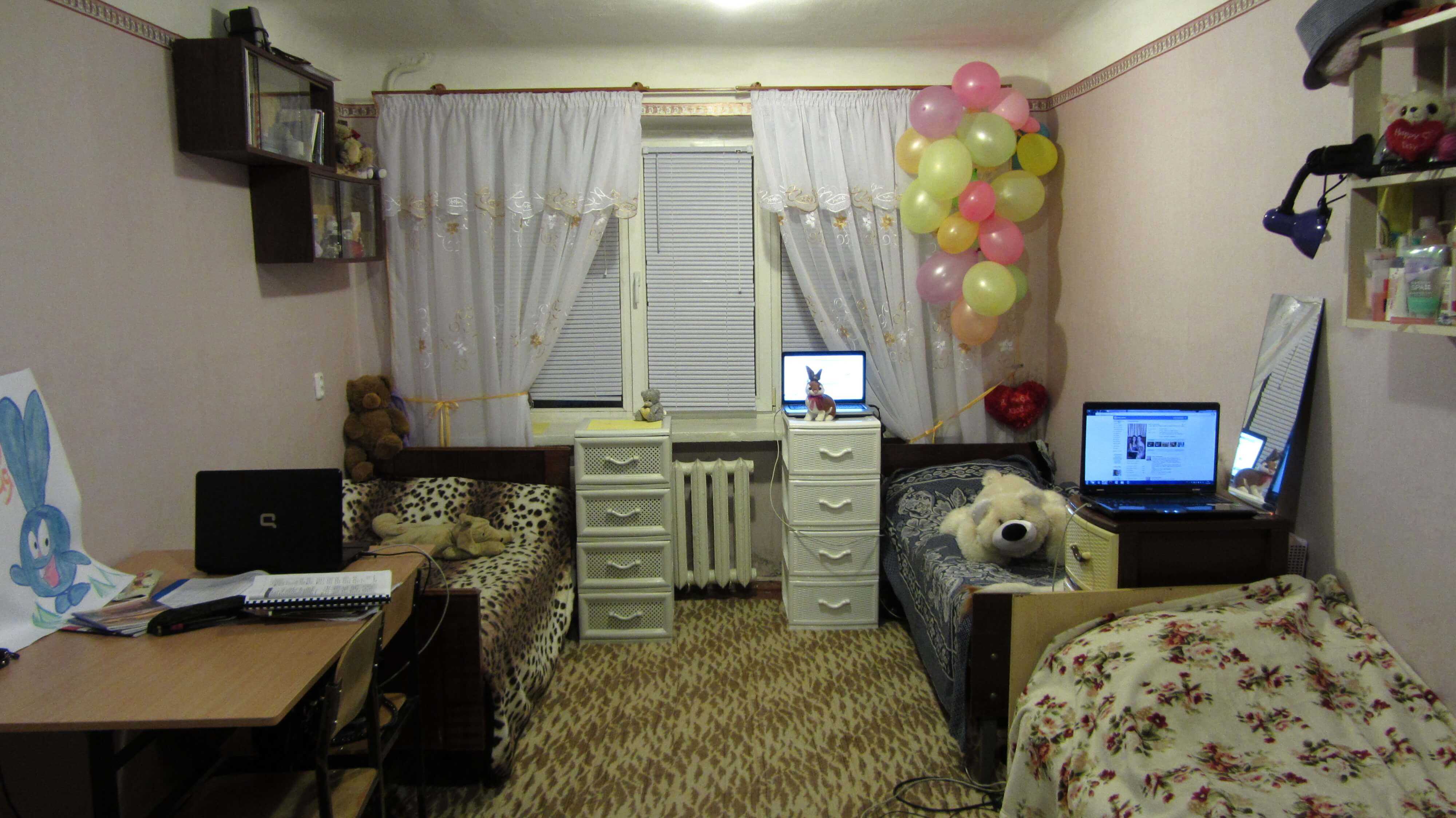variant of the bright dormitory decor