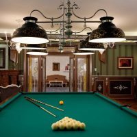 variant of a beautiful interior billiard picture