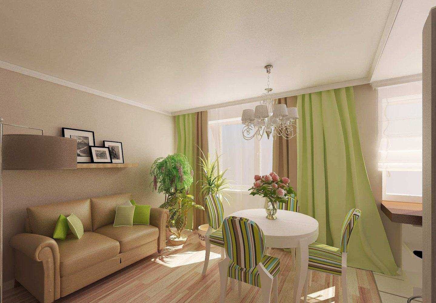 the idea of ​​a beautiful combination of color in the style of a modern room