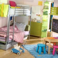 the idea of ​​a beautiful nursery interior for two girls picture
