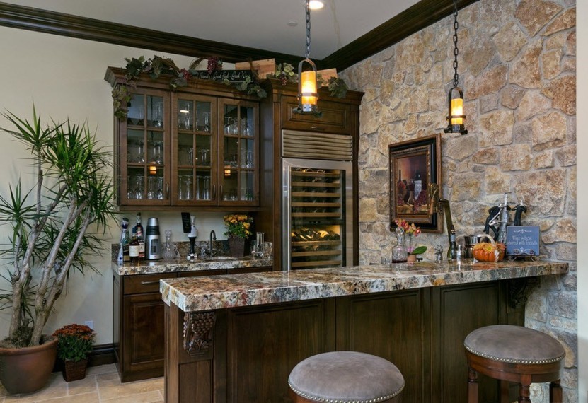 stone bar counter
