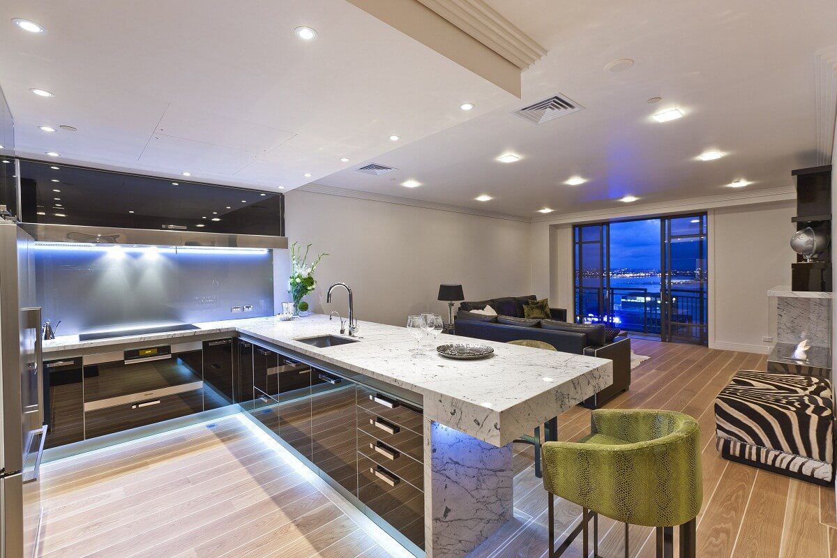 large kitchen studio