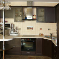 modern design of small kitchen