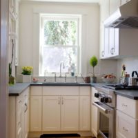 interior and design of small-sized kitchen