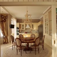 classic style dining room kitchen