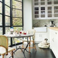 kitchen with bay window photo ideas