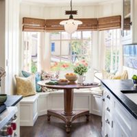 kitchen with bay window ideas