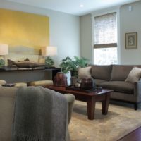 high-quality design of a small living room