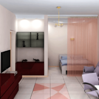 zoning of a studio apartment