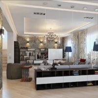 style of dining and living areas