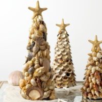 Kalėdinis dekoras iš kriauklių