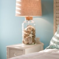 seashell decor lamp
