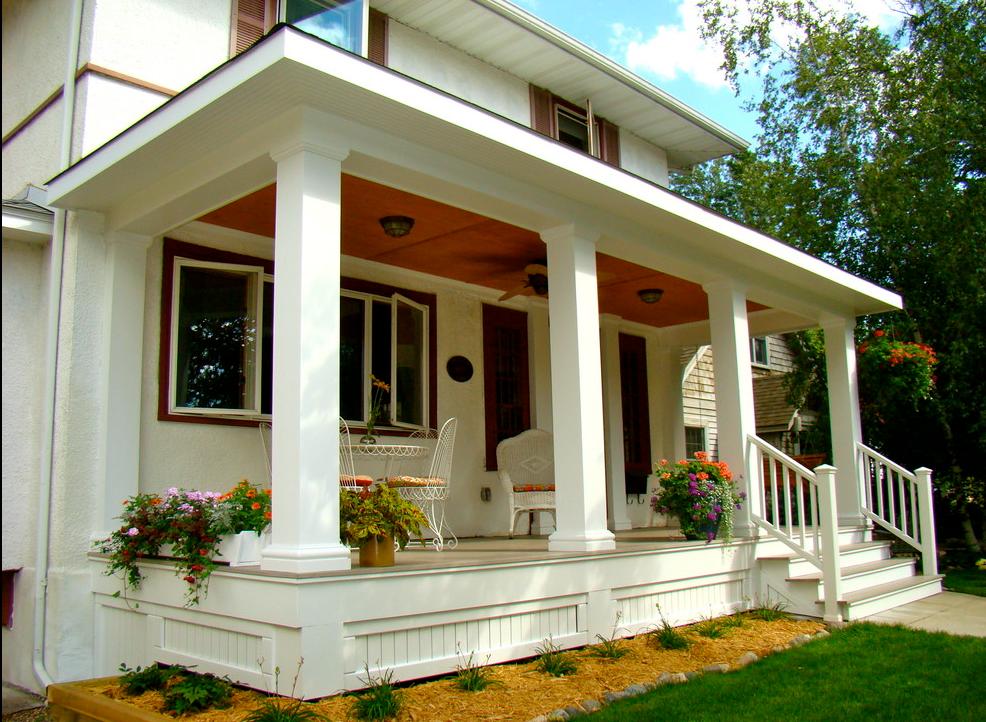 porch design with veranda