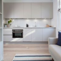 white kitchen studio design