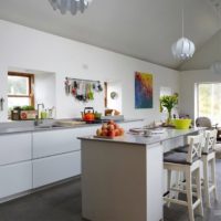cucina design sala da pranzo soggiorno in idee casa privata