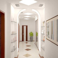 hallway in the apartment design
