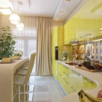 An example of using light yellow in the design of a room