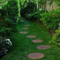 example of the use of beautiful garden paths in landscape design picture