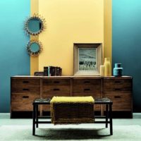 an example of the use of unusual yellow in the decor of a room picture