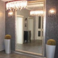 version du style insolite du couloir avec des miroirs photo