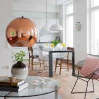 idea of ​​a beautiful room style in a scandinavian style photo