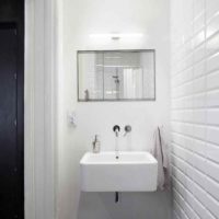 l'idée d'un bel intérieur posant des carreaux dans la salle de bain