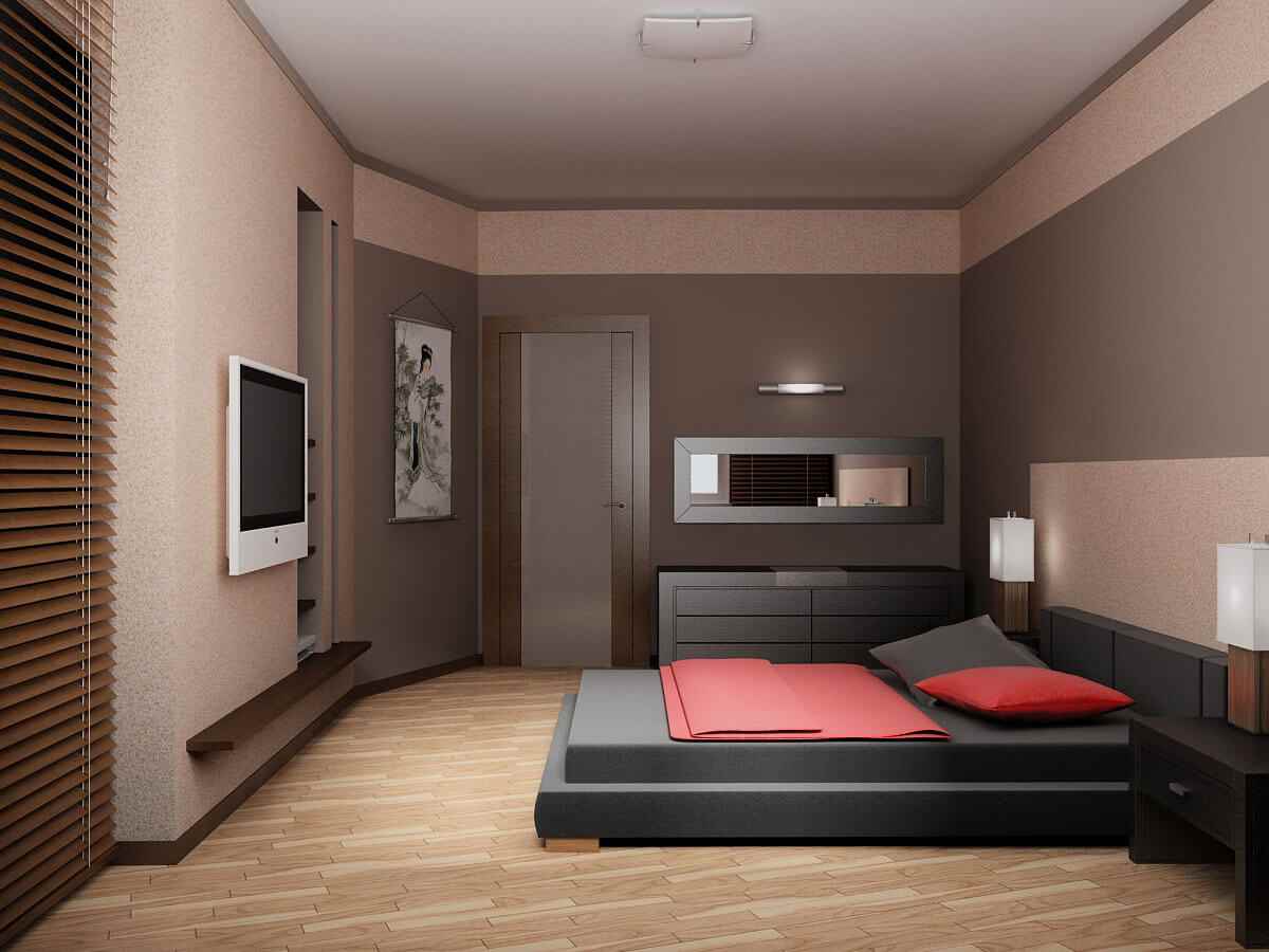 bright room design option 12 sq.m