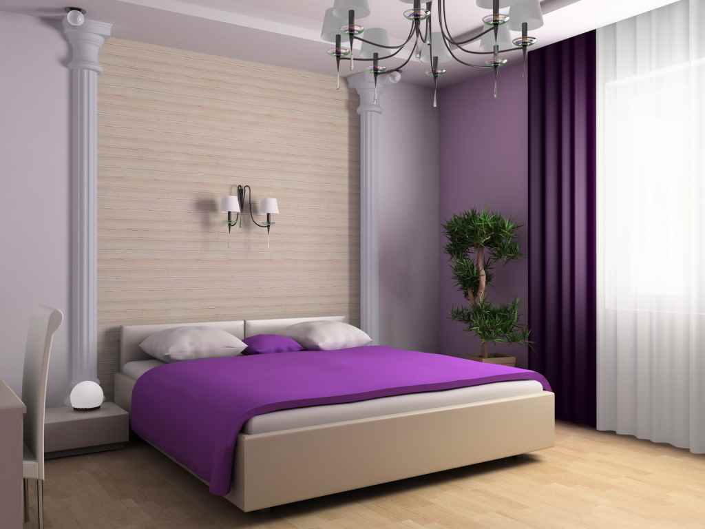 example of using light lilac in decor