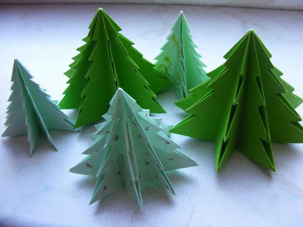 do-it-yourself option to create a beautiful Christmas tree from cardboard