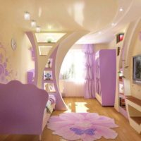 an example of an unusual decor of a children's room for a girl picture